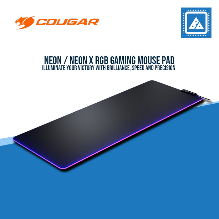 COUGAR NEON | NEON X RGB MOUSE PAD 350*300*4MM/800*300*4MM COUGAR NEON | NEON X RGB MOUSE PAD 350*300*4MM/800*300*4MM